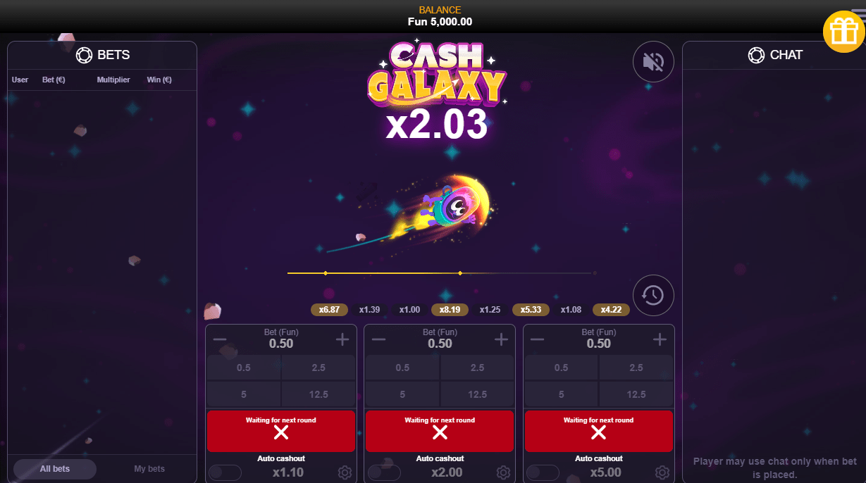 Cash Galaxy multipliers Cash Galaxy multipliers