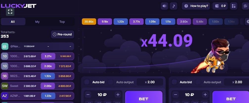 Lucky Jet gioco Lucky Jet gioco