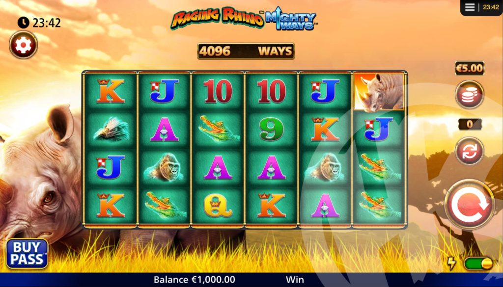 Raging Rhino tragaperras Raging Rhino tragaperras