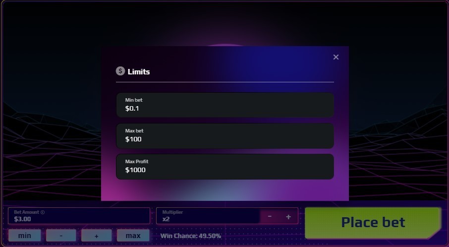 Лимиты в Limbo Rider Лимиты в Limbo Rider
